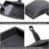 Japanese Tamagoyaki Pot Siomaifan Stone Non-Stick Egg Roll Frying Pan