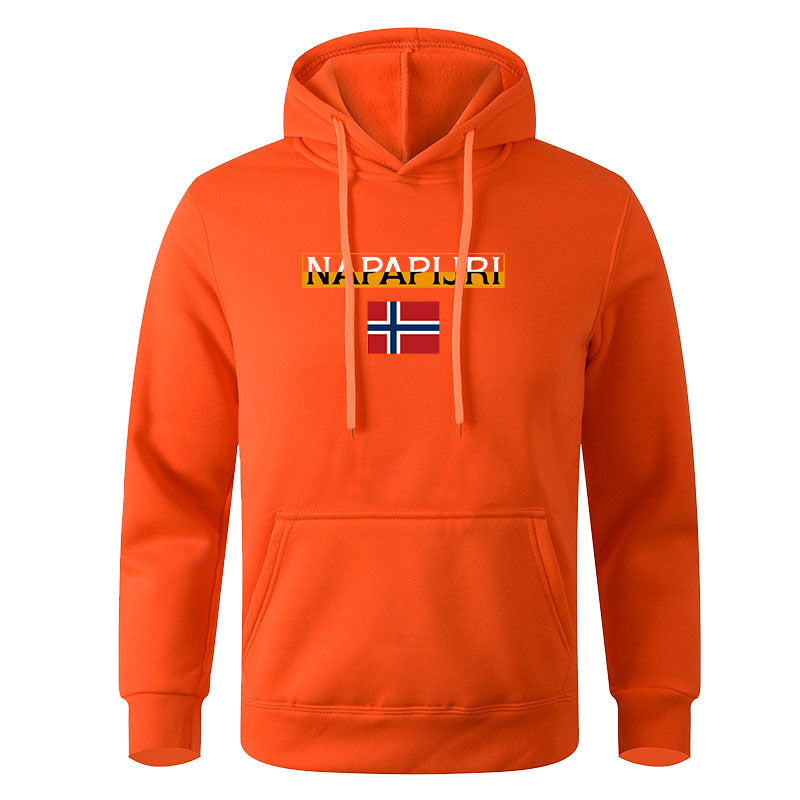 Men's Pullover Printed Sweater Casual Hoodie