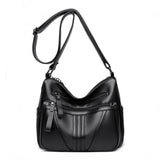 Genuine Leather Women's Simple Shoulder Messenger Handbag