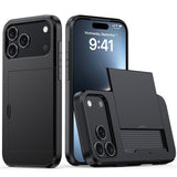 Protective Phone Case With Sliding Cover For Cards
