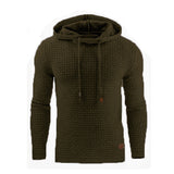 Men's Jacquard Sweater Long-Sleeved Hoodie Sweatshirt