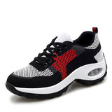 Upper Mesh PU Sole Cushion Shoes Women Comfortable Breathable Sneaker Running Shoes