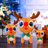 Christmas Elk Doll Ragdoll Cute Christmas Decoration Doll Plush Toy
