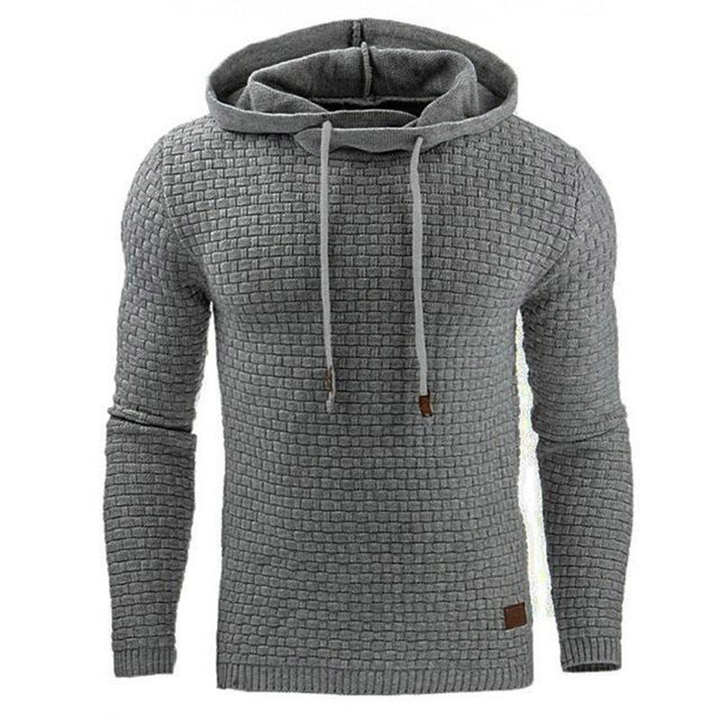 Men's Knitted Warm Hoodie Sweater