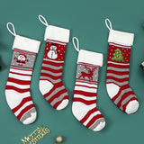 Christmas Decorations Knitted Wool Hanging Ornaments Gift Bags