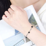 925 Sterling Silver Bracelet For Women With Korean Design