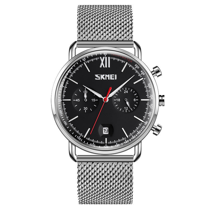 Luminous Multi-Functional Six-Hand Chronograph Quartz Watch