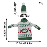 Christmas Knitted Bottle Cap Decorations