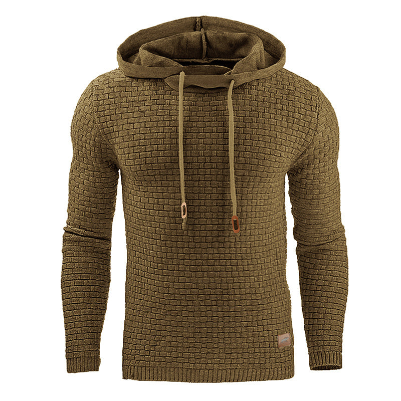 Men's Knitted Warm Hoodie Sweater