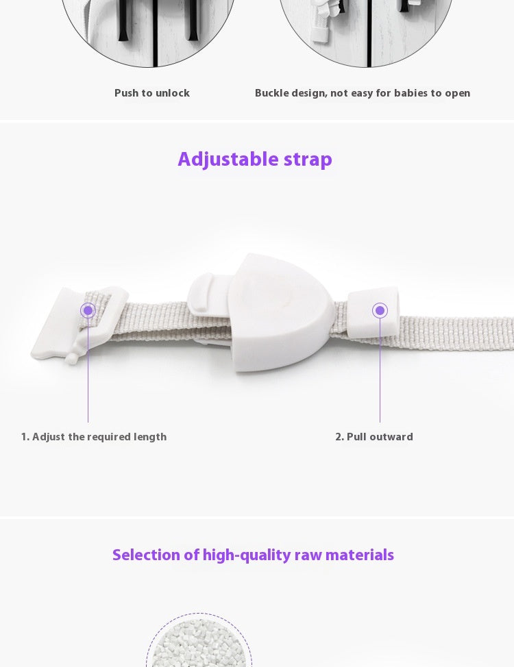 Multi Functional Adjustable Child Safety Cabinet Baby Lock