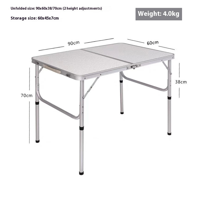 Foldable Portable Sturdy Camping Table With Four Chairs