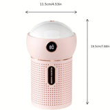 630ml Water Tank Projection Lights Humidifier - Weriion