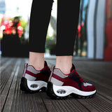 Upper Mesh PU Sole Cushion Shoes Women Comfortable Breathable Sneaker Running Shoes