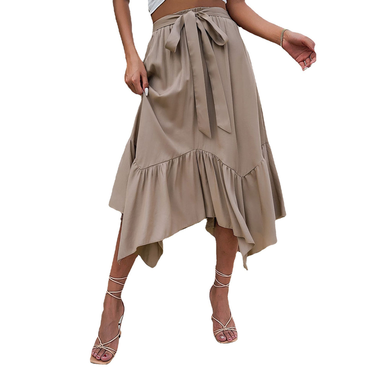 Women's Irregular Ruffle Skirt