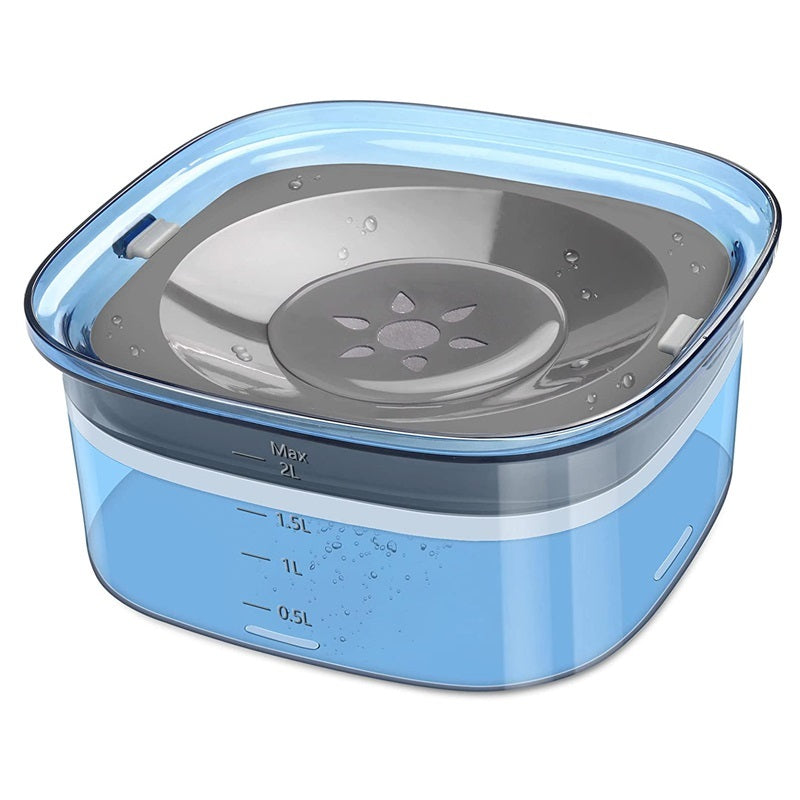 Pet Dog Splash-Proof Water Bowl