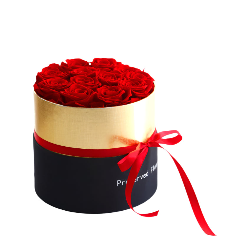 Eternal Roses In Box Preserved Artifical Flowers Romantic Gift