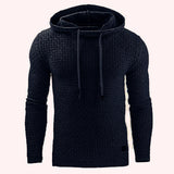 Men's Jacquard Sweater Long-Sleeved Hoodie Sweatshirt