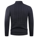 Men's Long-Sleeve Warm Elegant Cardigan Sweater