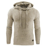 Men's Jacquard Sweater Long-Sleeved Hoodie Sweatshirt