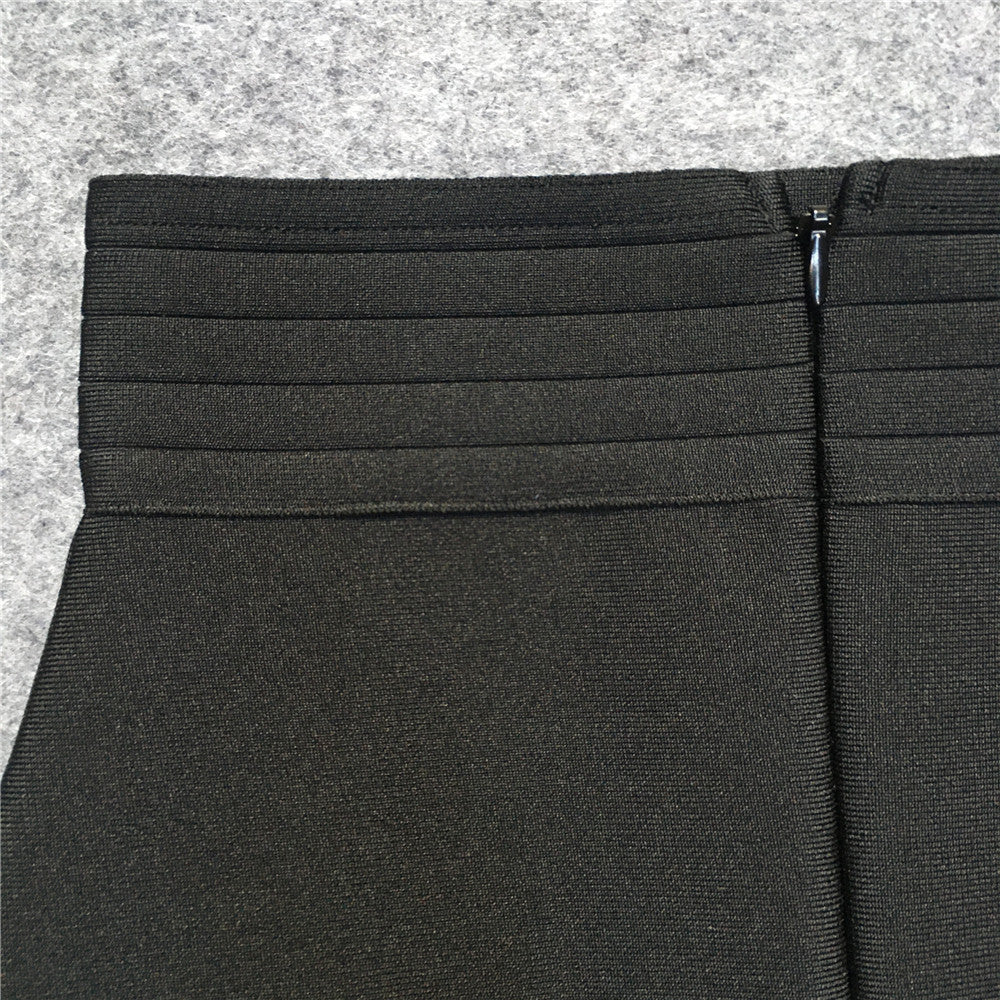 Slim Fit Bandage Temperament All-Match Hip Skirt