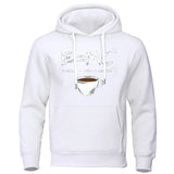 Men's Loose Fit Funny Coffee Math Equation Hoodies