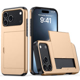 Protective Phone Case With Sliding Cover For Cards