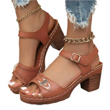 Women's Breathable Summer High Heels Sandals