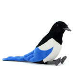 Cute Oriental Eurasian Magpie Bird Plush Toy Doll