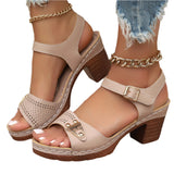 Women's Breathable Summer High Heels Sandals
