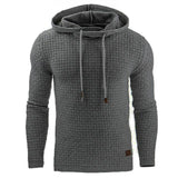 Men's Jacquard Sweater Long-Sleeved Hoodie Sweatshirt