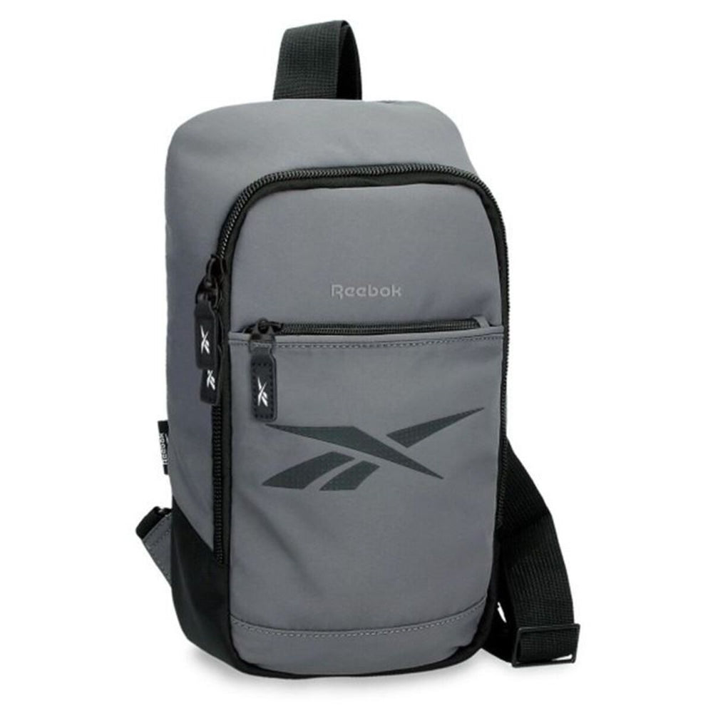 Shoulder Bag Reebok Newport, Grey With Adjustable Shoulder Strap