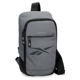 Shoulder Bag Reebok Newport, Grey With Adjustable Shoulder Strap