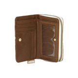 Brown Polyester Hello Kitty Wallet With Zipper