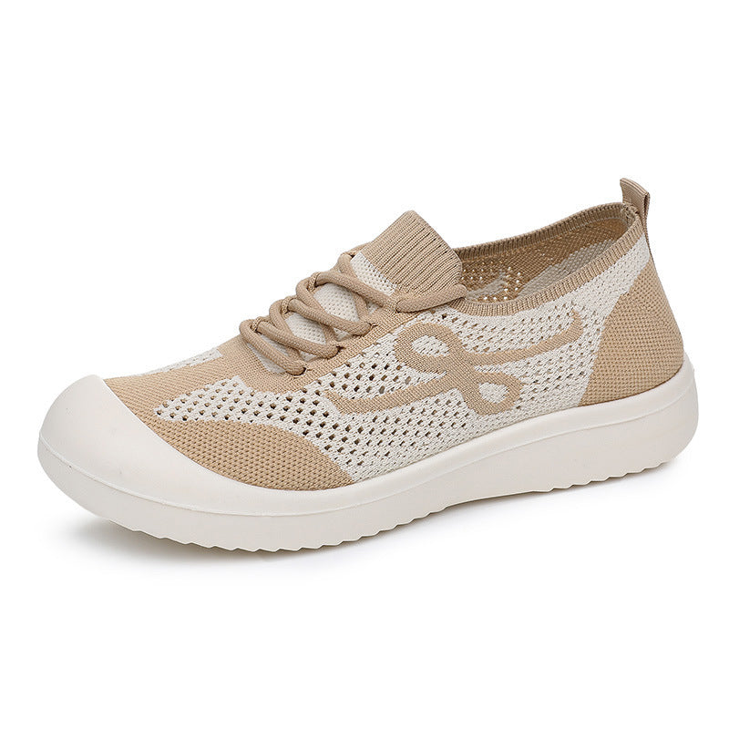 Female Retro Sneakers Platform Comfortable Soft Bottom Sports Shoes For Women