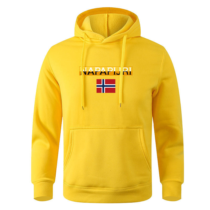Men's Pullover Printed Sweater Casual Hoodie