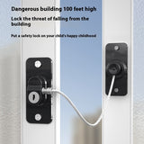 Multifunctional Window Child Safety Lock Traceless & Easy Installation
