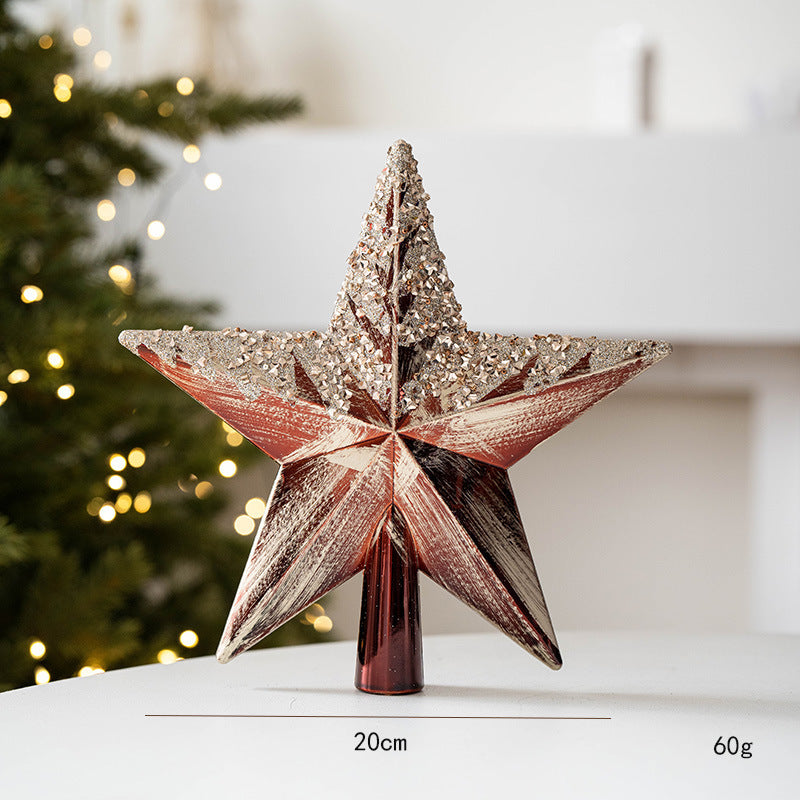 Christmas Tree Decorations Star Creative Retro