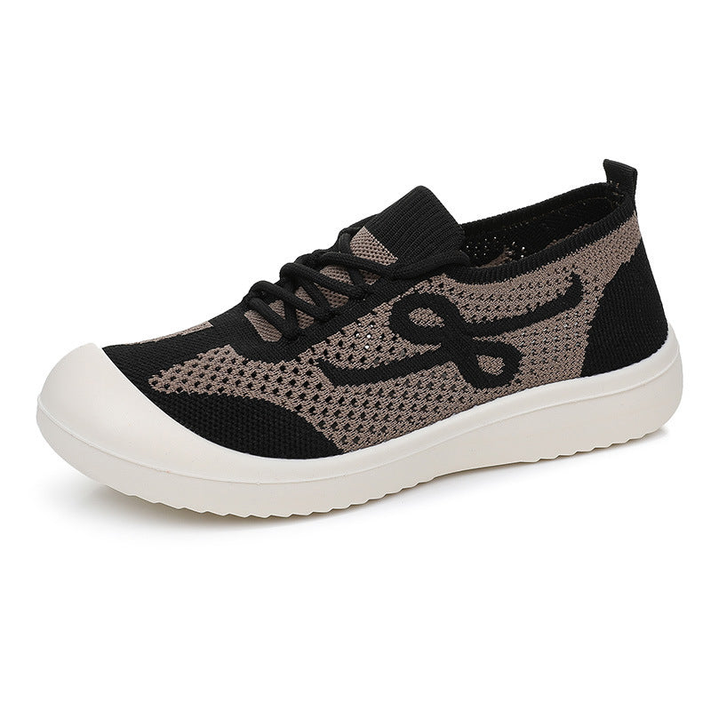 Female Retro Sneakers Platform Comfortable Soft Bottom Sports Shoes For Women