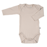 Bamboo Baby Long Sleeve Body Grey Romper