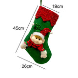 Christmas Decorations Kitchen Window Dress Up Holy Gift Bag Sock