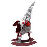 Riding Faceless Christmas Doll Decorations Ornaments