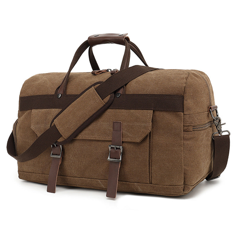 Men's Large Capacity Crossbody Travel Luggage Shoulder Bag.