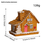 Christmas Small House Micro Landscape Luminous House Furnishings Ornaments