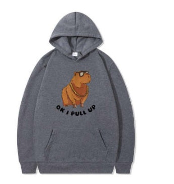 Unisex Printed Capybara Hoodies