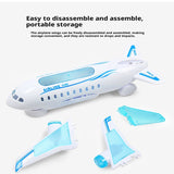 Electric Luminous Universal Children's Flashy Music Plane Toy