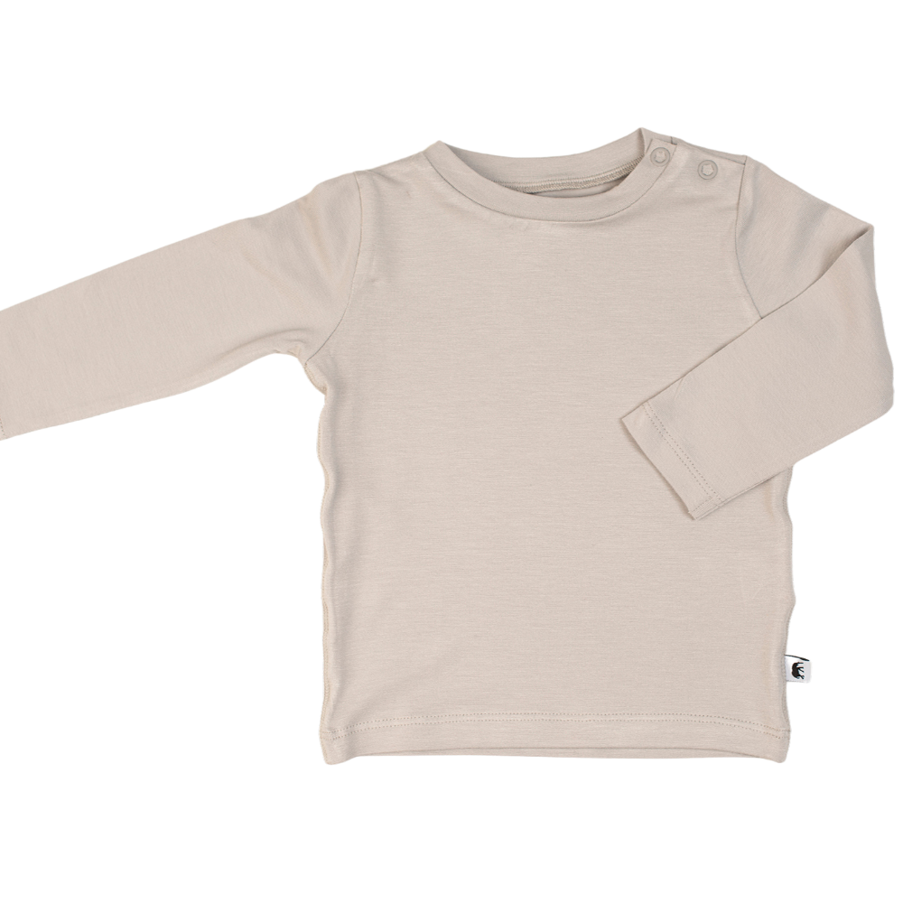 Bamboo Baby Long Sleeve Grey T-Shirt