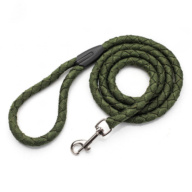 Nylon Non Retractable Braided Dog Leash