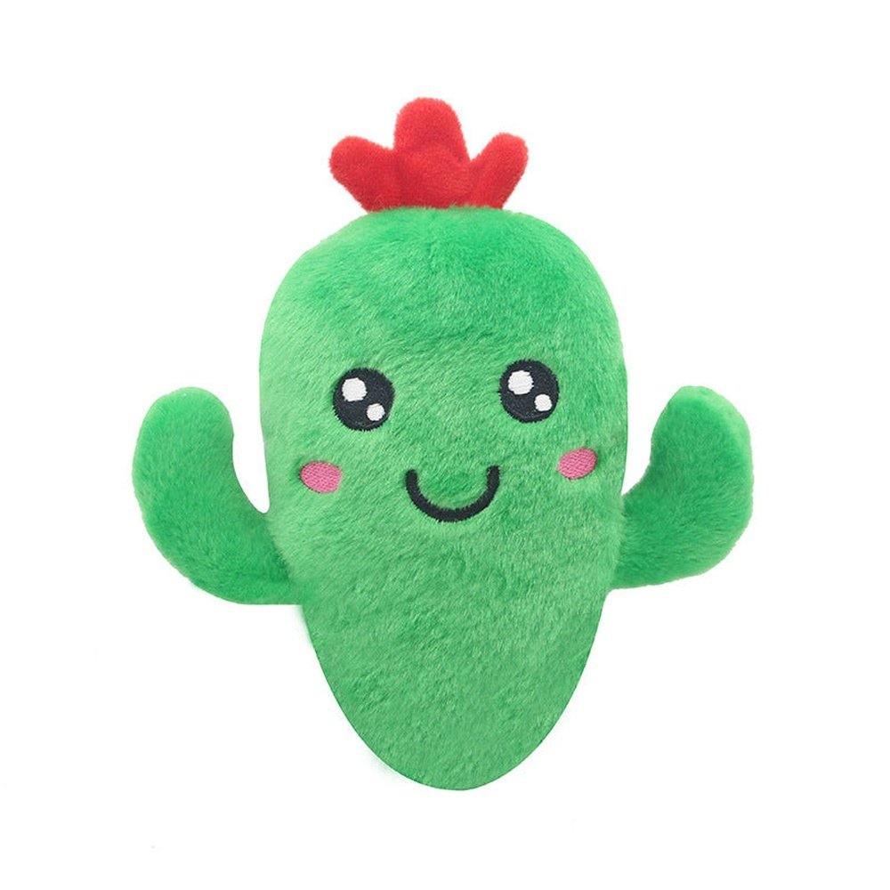 Juguetes masticables suaves de frutas y verduras de peluche para mascotas