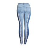 Women's Jeans With Close Comfortable Fit & Mid Waist Height