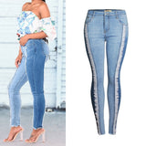 Women's Jeans With Close Comfortable Fit & Mid Waist Height